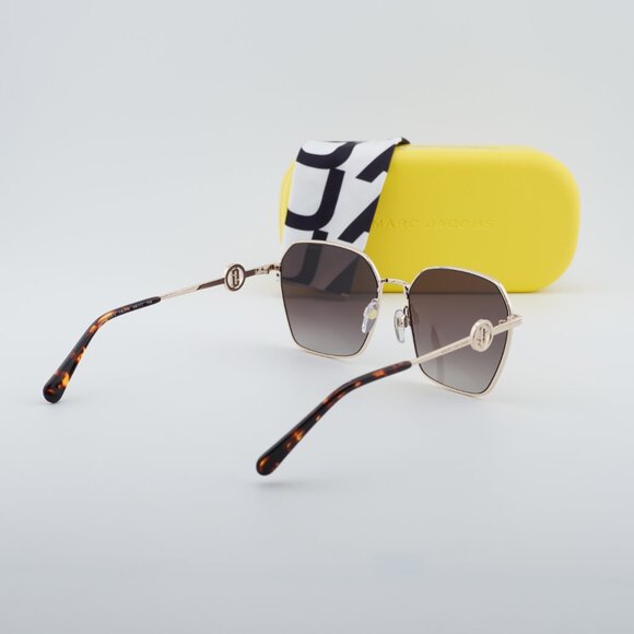 Marc Jacobs MARC 729/S 006J HA Square Sunglasses - Gold/Havana/Brown main image 11